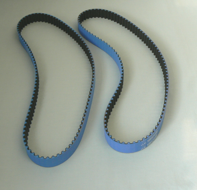 SJ918E0024 PAIR CAMSHAFT DRIVE BELTS (Timing belt) (Gates Racing, Blue)